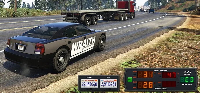 WK - Police Radar & Plate 
